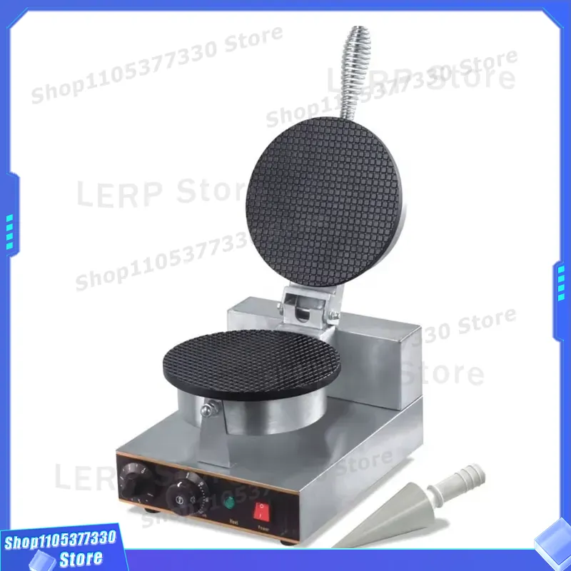 Commercial Kitchen Baking Equipment - 電気ワッフルコーンメーカーマシン業務用アイスクリームコーンアイロンベーカーツール、クリスピーウェーファーカップ焼き機、キッチン用調理器具