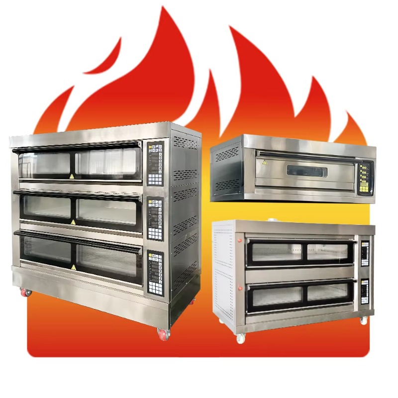 Commercial Kitchen Baking Equipment - 【ベストセラー】価格カスタマイズ可能 電気式大型ピザケーキオーブン キッチン業務用 家庭用 業務用 デッキ式パン焼き窯