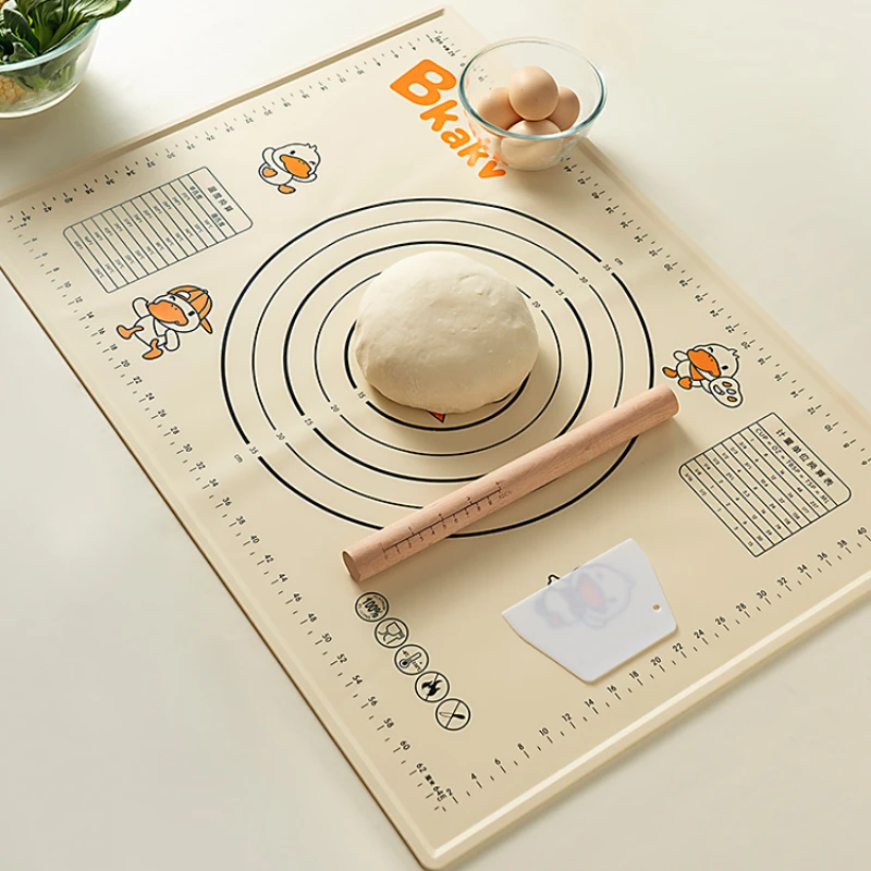 Kitchen Grade Baking Sheet - 焦げ付き防止シリコンベーキングマット,練り生地シート,大型ピザメーカー,ローリング生地,食品グレード,70x50cm
