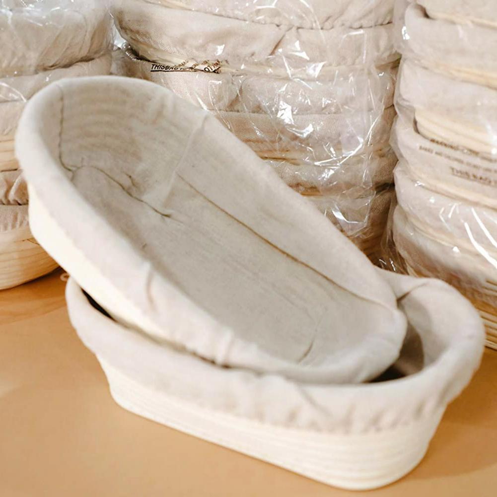 Kitchen Baking Cloth - パン作りバスケットカバー食品グレードのパンプルーフボウルライナーパンプルーフバスケット布ライナーキッチンガジェット