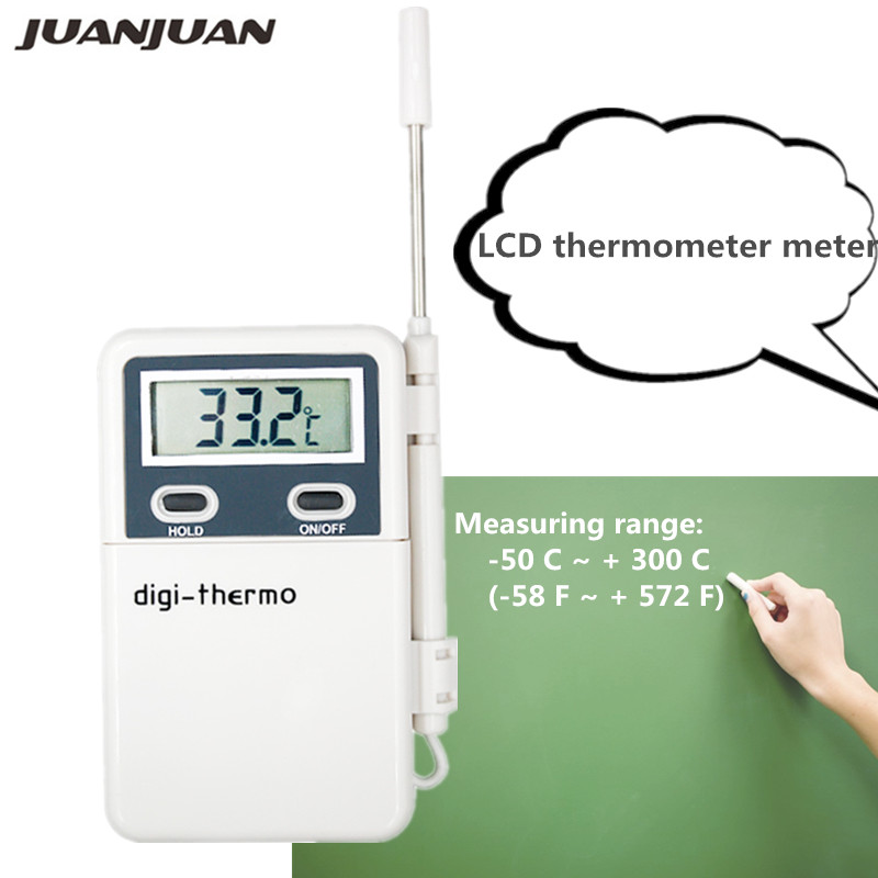 Kitchen Baking Station - 電子温度計 LCD デジタルマルチサーモメーター温度検出器キッチンベーキング食品加工用外部センサー