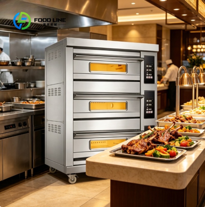Commercial Kitchen Baking Equipment - 業務用オーブン ステンレス製電気式ベーキングオーブン パン屋 ピザ パン ケーキ