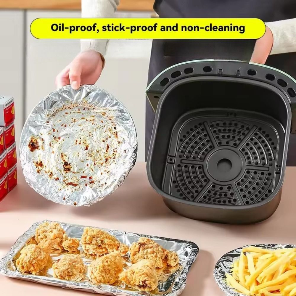 使い捨て錫箔紙キッチンベーキングアルミ箔ロール紙エアフライヤ - Kitchen Roll Baking のレビューと価格