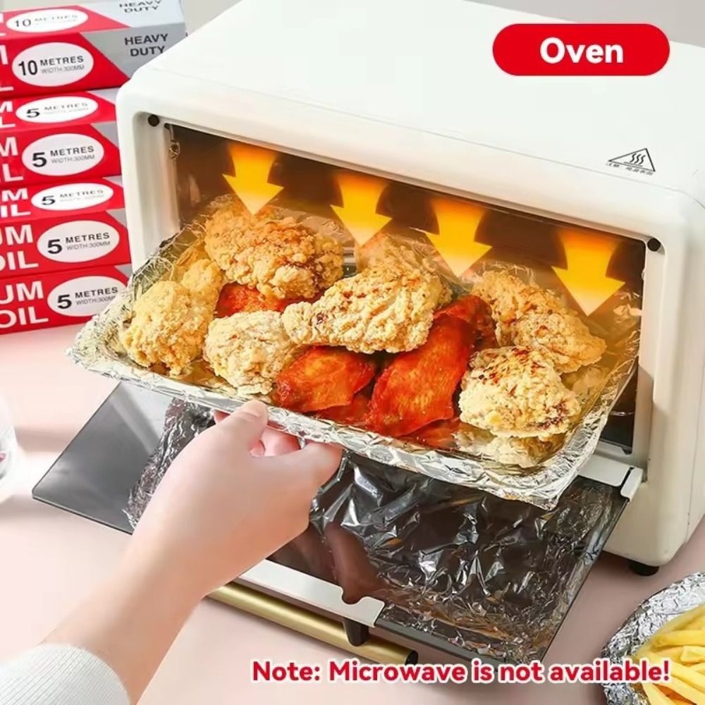 使い捨て錫箔紙キッチンベーキングアルミ箔ロール紙エアフライヤ - Kitchen Roll Baking のレビューと価格