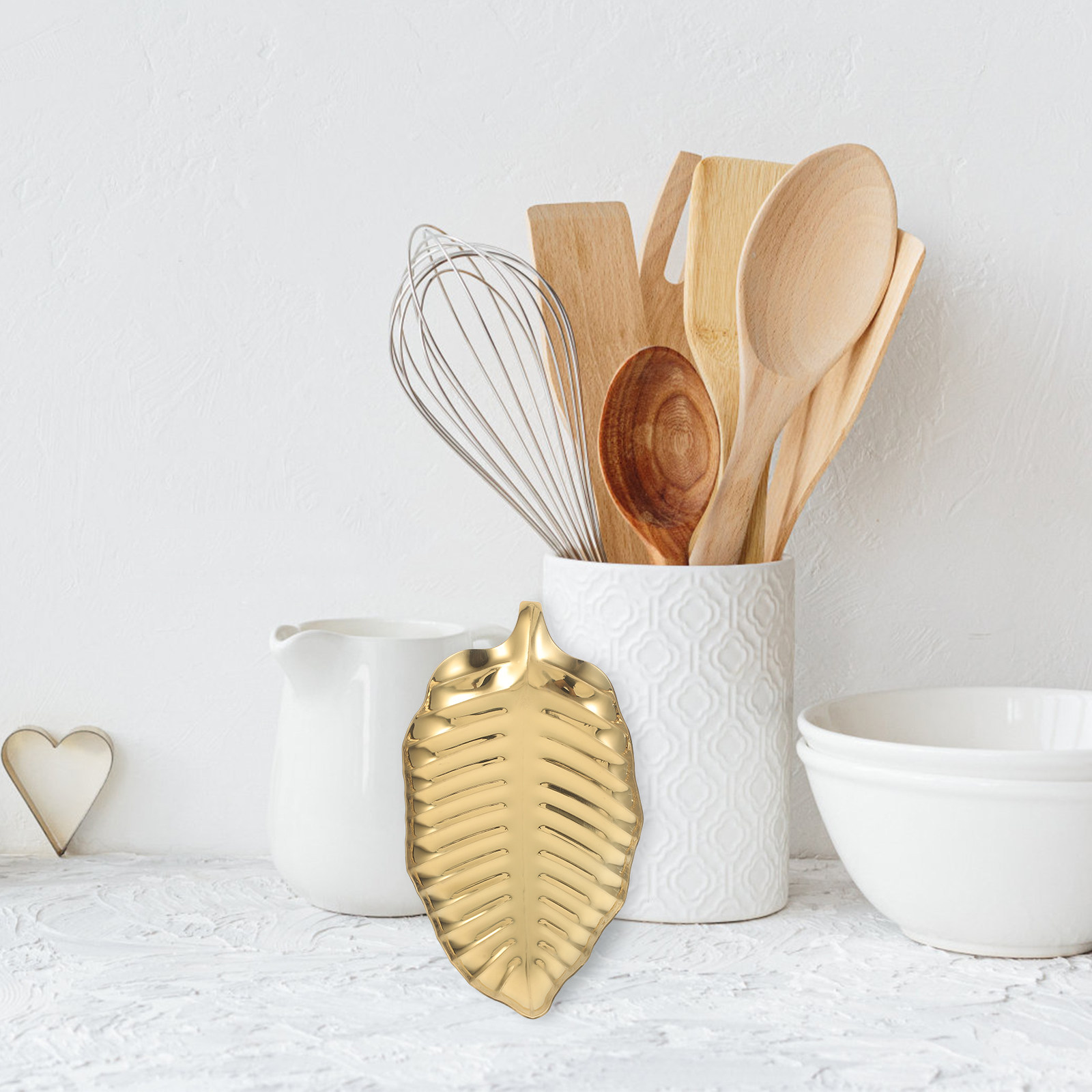 多機能ゴールドステンレススプーンレスト キッチンカウンター  - Kitchen Baking Station のレビューと価格