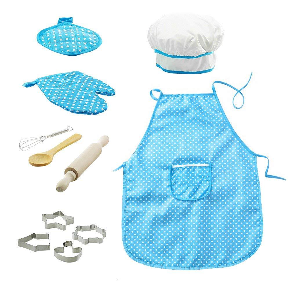女の子男の子ごっこ遊びキッチンベーキングキットエプロンシェフ - Kitchen Baking Cloth のレビューと価格