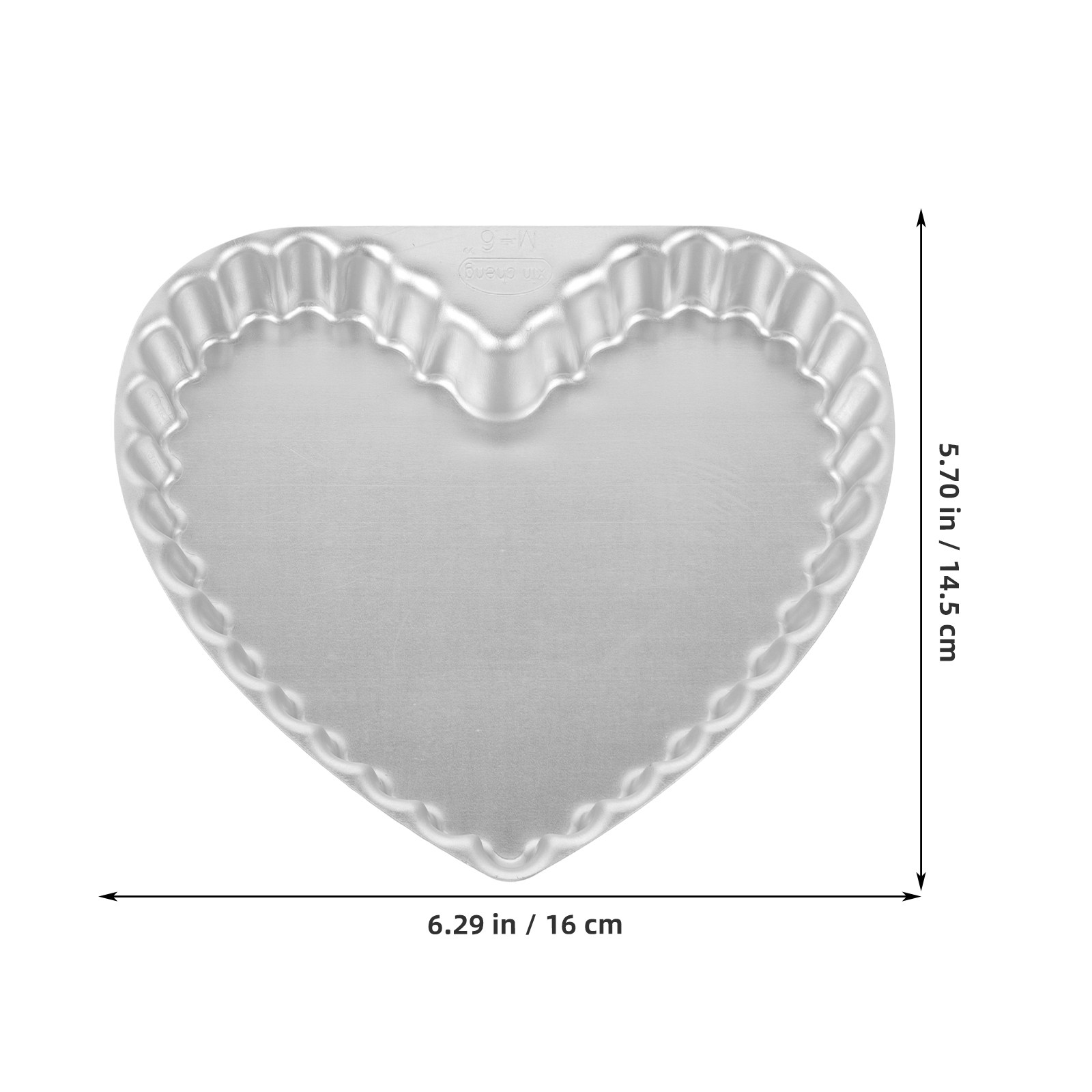 ハートケーキパンアルミ合金ノンスティックベーキングモールドチ - Kitchen Oven Baking Pans のレビューと価格