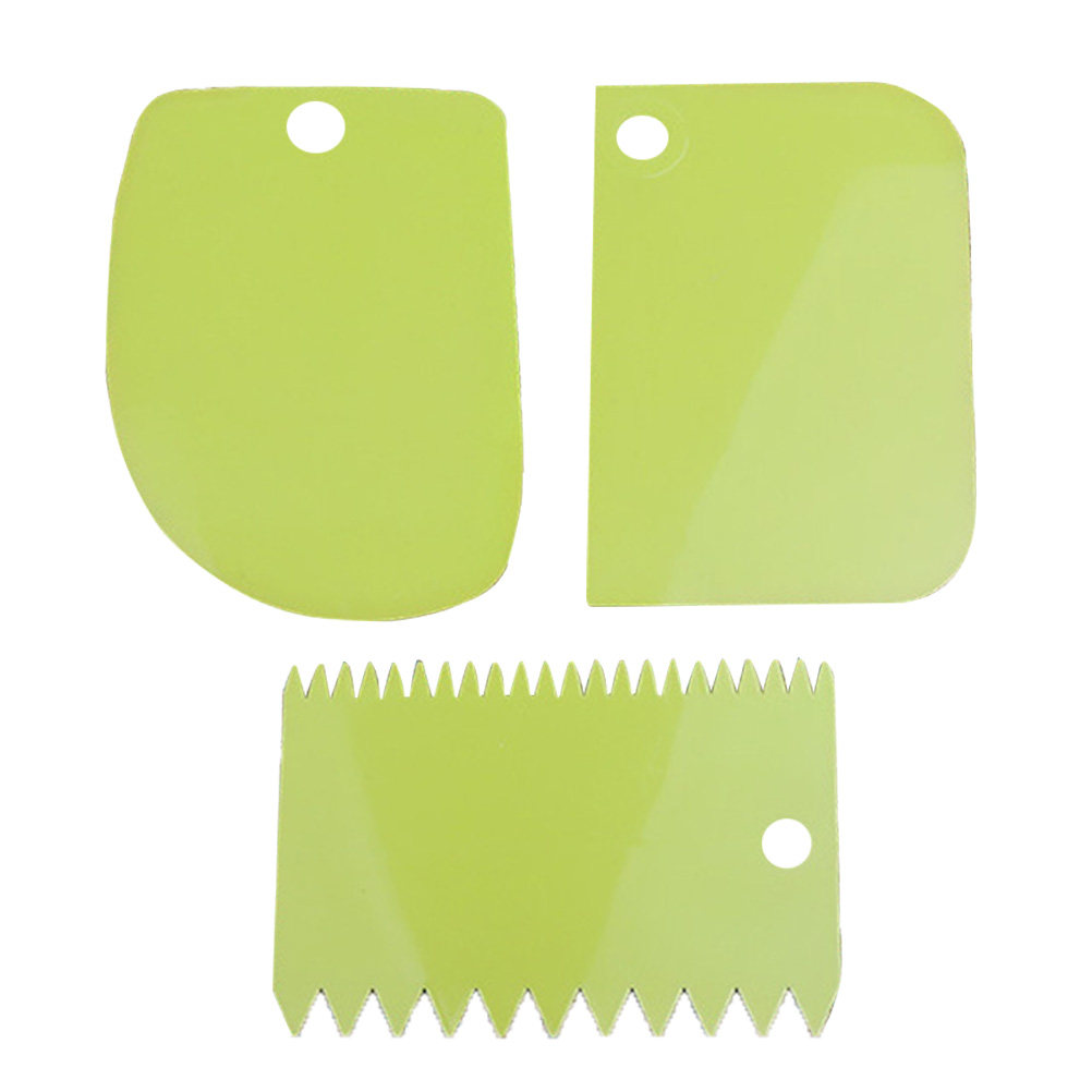3個入り生地スクレーパー プレミアムプラスチック製ボウルスク - Dough Scraper Curved のレビューと価格
