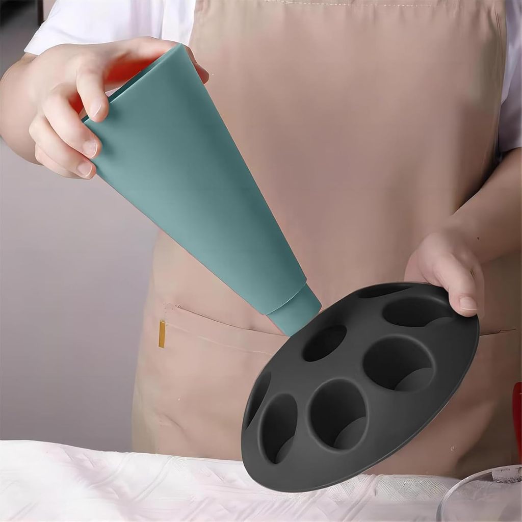 1 個ケーキデコレーションパイピングバッグチップホルダー付き - Kitchen Accessories For Baking のレビューと価格