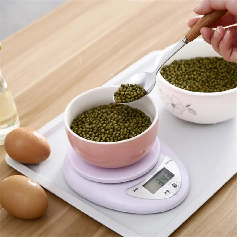 5 キロ/1 グラム電子スケールポータブルデジタル LED  - Mini Kitchen Baking のレビューと価格