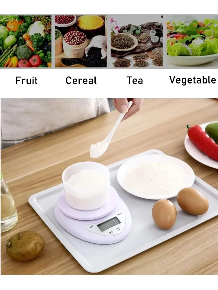 5 キロ/1 グラム電子スケールポータブルデジタル LED  - Mini Kitchen Baking のレビューと価格