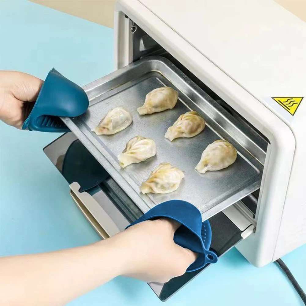 シリコン製オーブンミット、耐熱ピンチポットホルダー、滑り止め - Kitchen Oven Baking Pans のレビューと価格