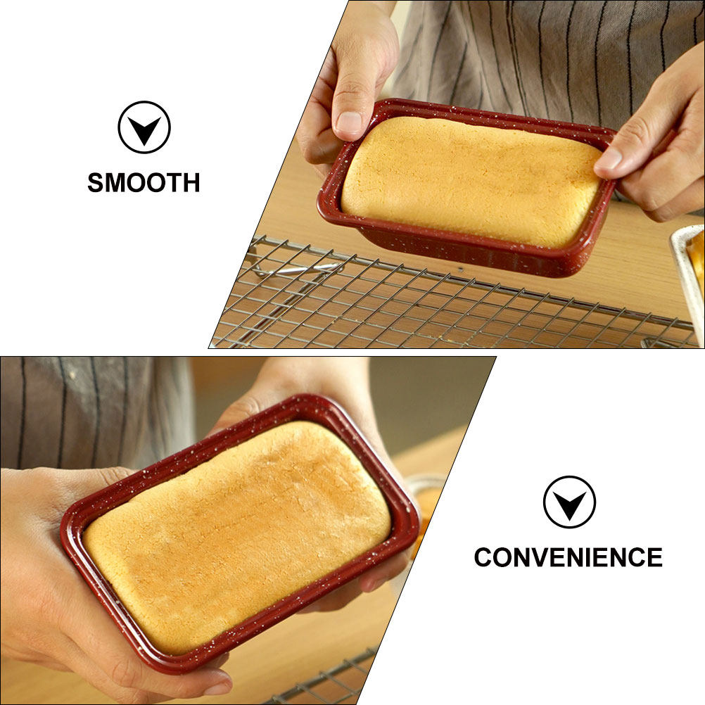 炭素鋼ローフパンノンスティックパン焼き型長方形トーストパンオ - Kitchen Oven Baking Pans のレビューと価格