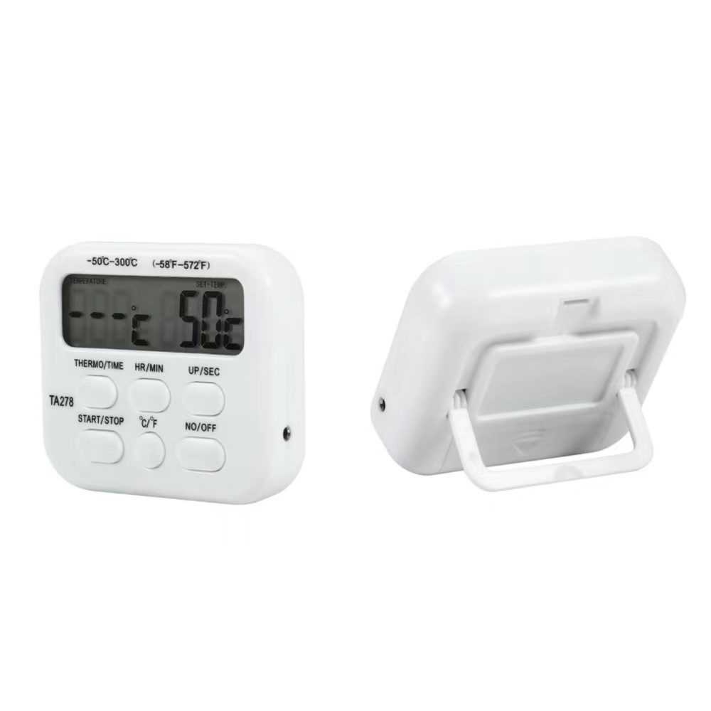 TA278 デジタルキッチン温度計タイマーステンレス鋼プロー - Kitchen Baking Station のレビューと価格