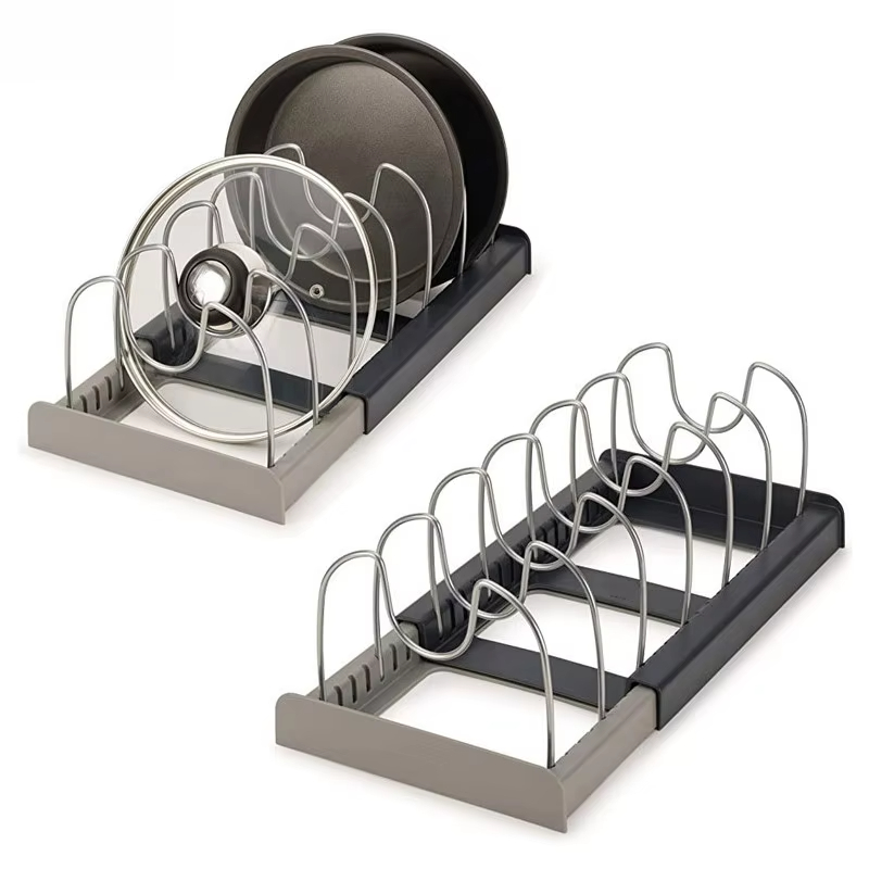コンパートメントポットとパンオーガナイザーキッチンキャビネッ - Kitchen Cabinet Baking Organizer のレビューと価格