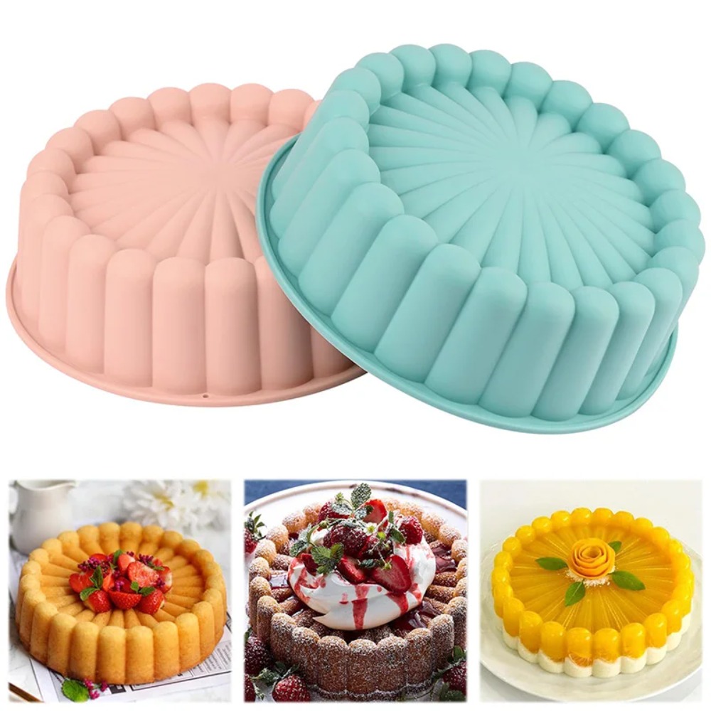 シリコーンシャーロットケーキパンテフロン加工ベーキングモール - Kitchen Oven Baking Pans のレビューと価格