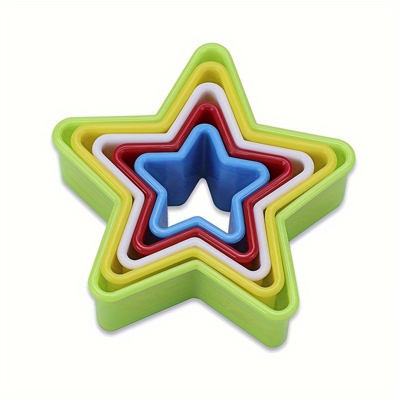 1/2/3 個の星型クッキーカッター、プラスチック製ペストリ - Kitchen Accessories For Baking のレビューと価格