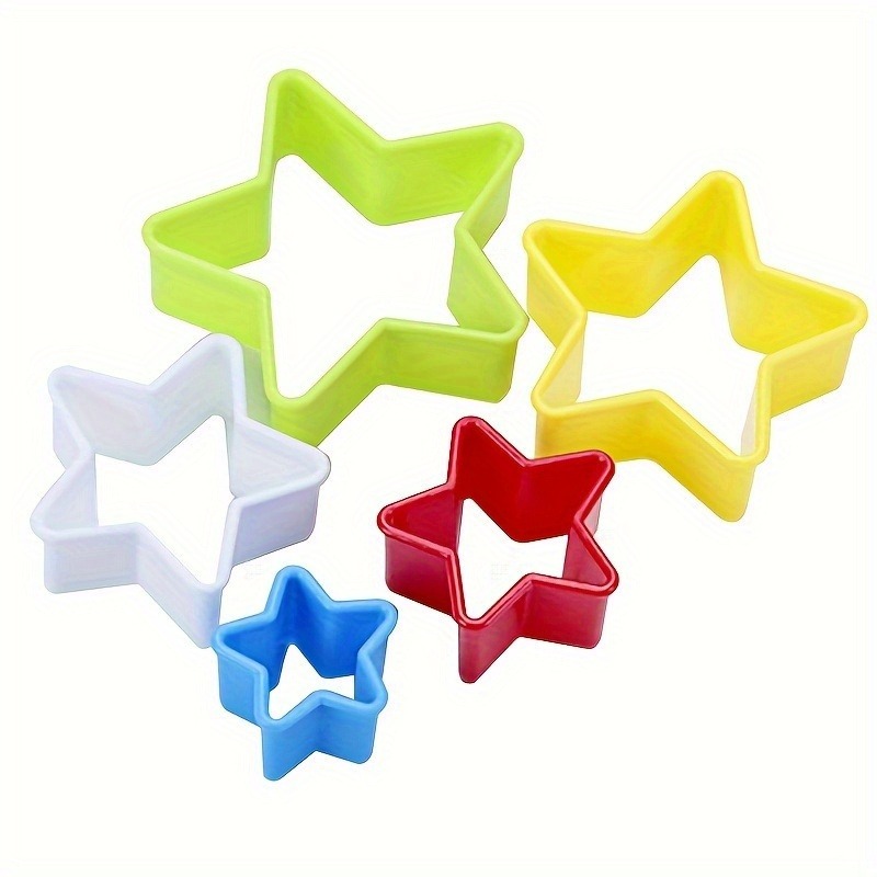 1/2/3 個の星型クッキーカッター、プラスチック製ペストリ - Kitchen Accessories For Baking のレビューと価格