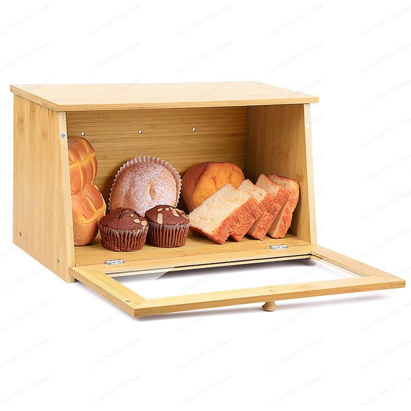 ガラス扉付きパン収納ディスプレイキャビネット、キッチンベーキ - Kitchen Cabinet Baking Organizer のレビューと価格