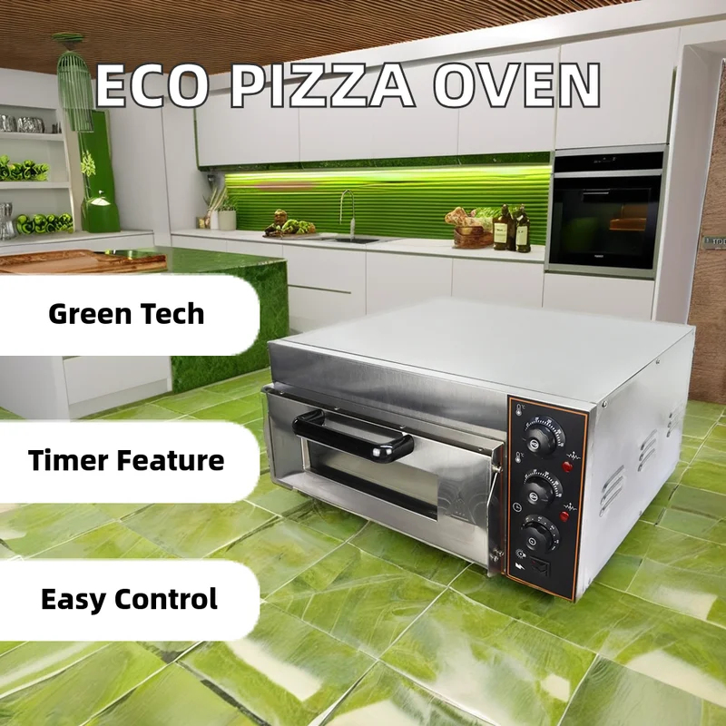 ステンレス製シングルデッキピザオーブン – 家庭用キッチン＆ - Commercial Kitchen Baking Equipment のレビューと価格