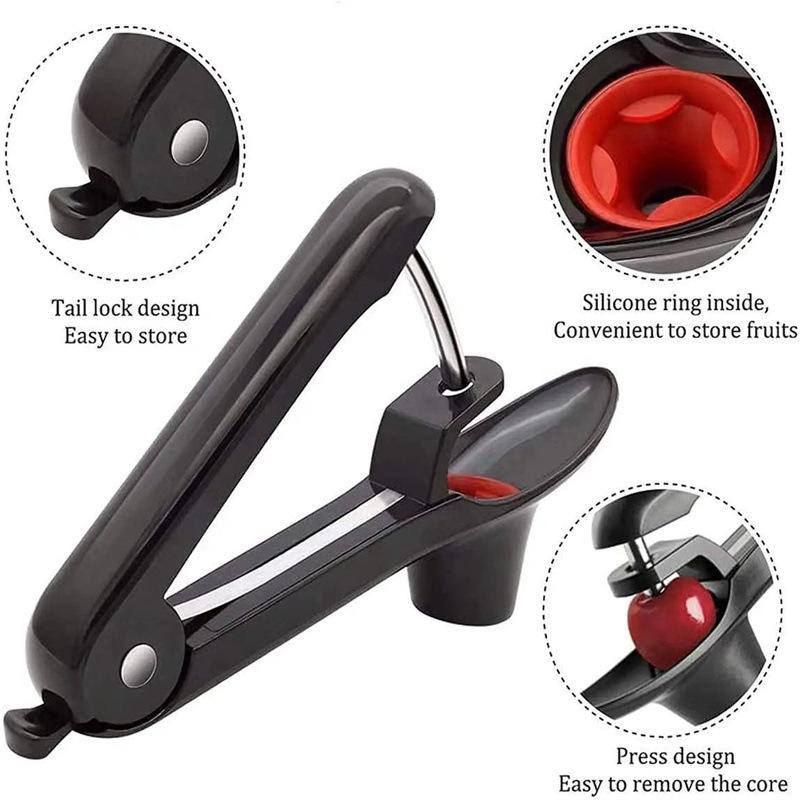 【S】キッチン用品 チェリーコア種子除去器 チェリーピッター - Kitchen Accessories For Baking のレビューと価格