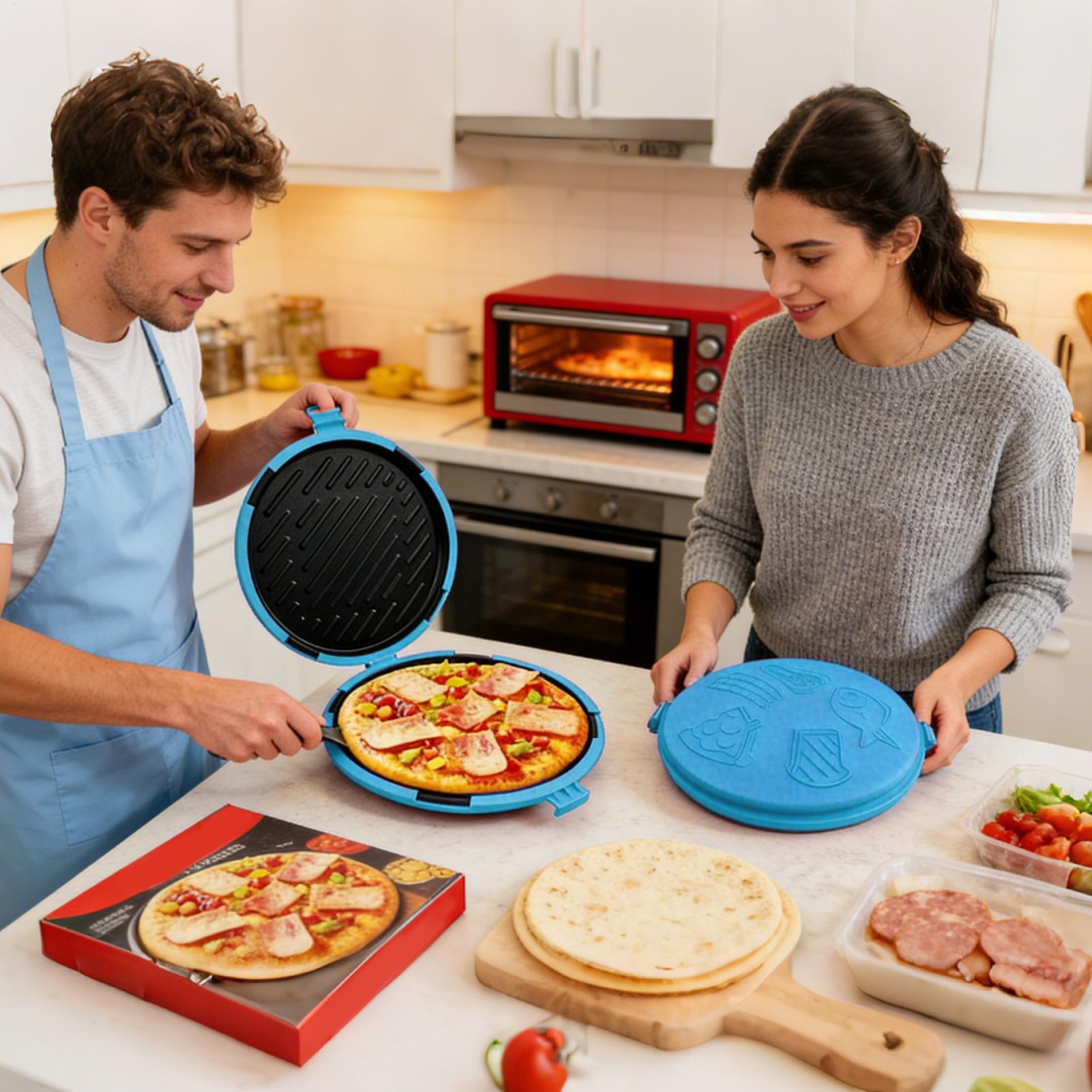 電子レンジグリルパン クイックヒートピザトレイ 電子レンジグ - Kitchen Oven Baking Pans のレビューと価格