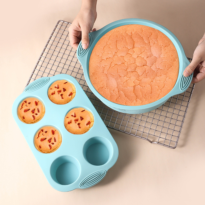 シリコーンケーキベーキングモールドセット高温耐性オーブンベー - Mini Kitchen Baking のレビューと価格