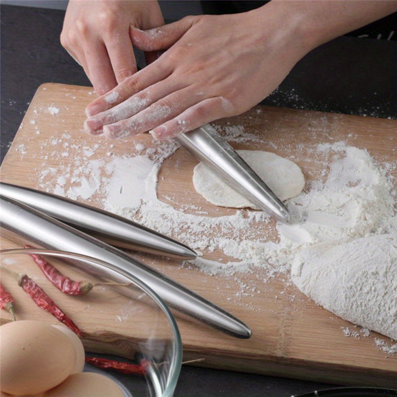 1Pc ステンレス鋼ローリングピンキッチン用品生地ローラーベ - Kitchen Roll Baking のレビューと価格
