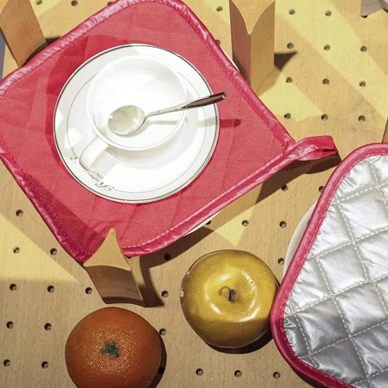 吊り下げ式キッチン断熱パッドタオルクロスキッチン耐熱高温ベー - Kitchen Baking Cloth のレビューと価格