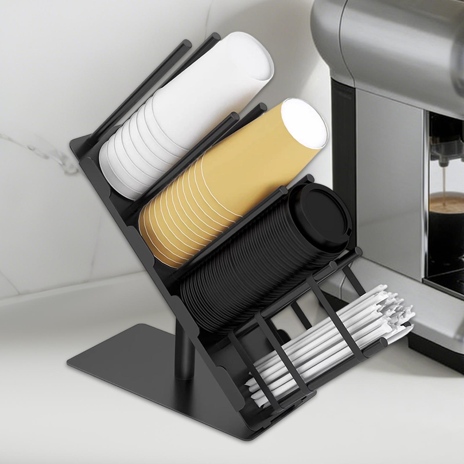 紙コップと蓋ホルダー収納ラックディスペンサーオーガナイザー（ - Kitchen Cabinet Baking Organizer のレビューと価格