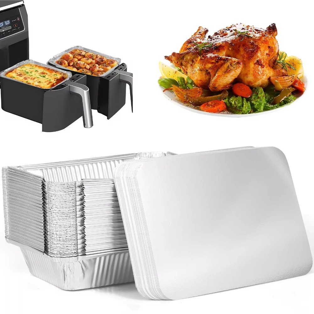 10 個使い捨てアルミ箔食品保存容器オーブンベーキングパン調 - Kitchen Oven Baking Pans のレビューと価格
