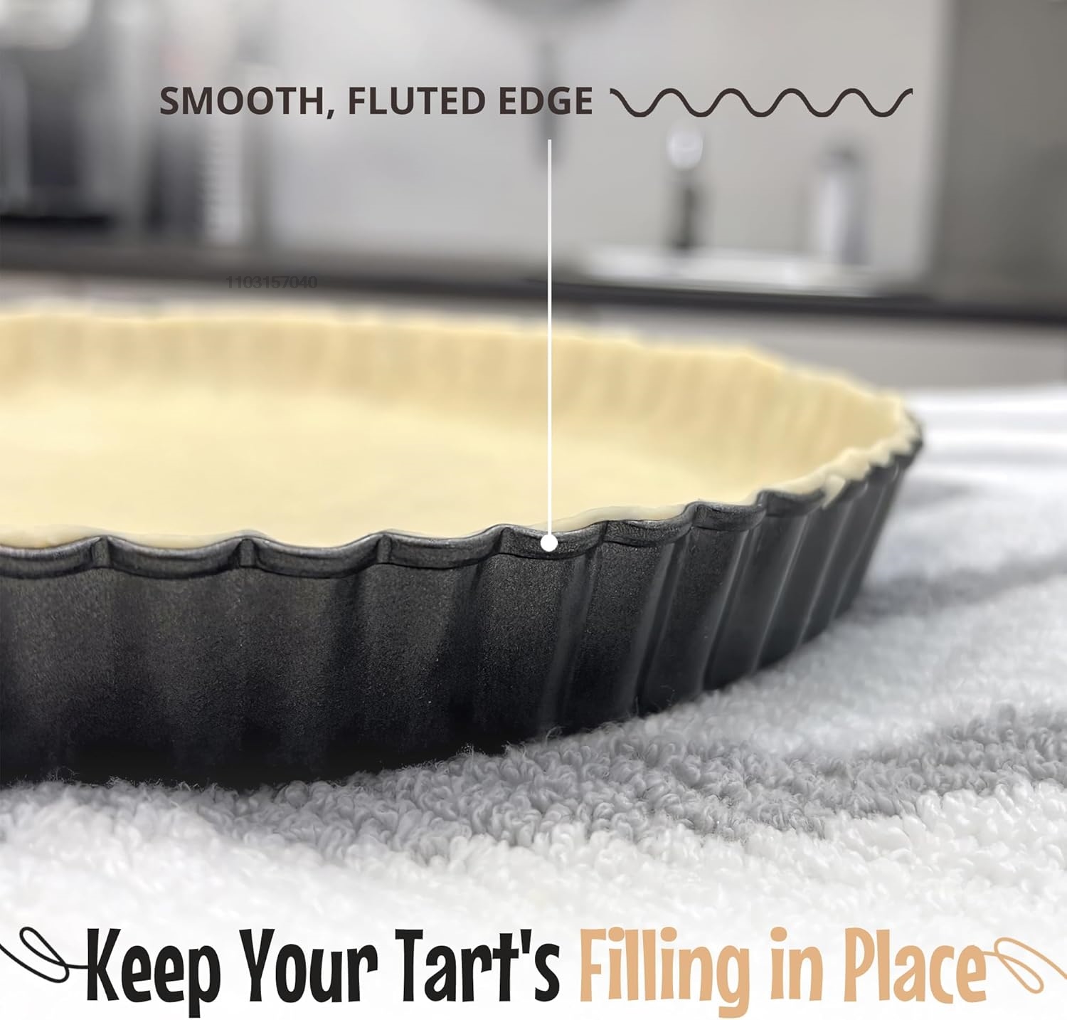 溝付きヘビーデューティーピザパン、ノンスティックタルトキッシ - Tart Pan Loose のレビューと価格