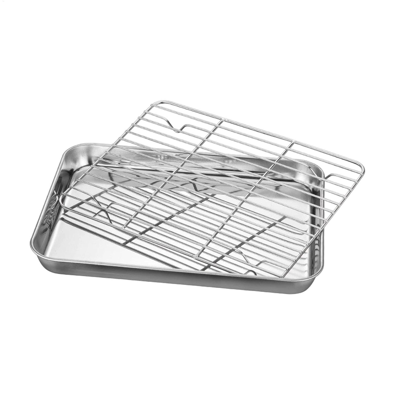 取り外し可能な冷却ラック付きベーキングトレイセット ノンステ - Kitchen Baking Cart のレビューと価格