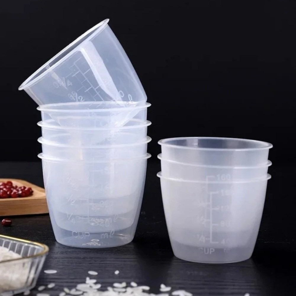 ミニ100/160ml米計量カップ 透明プラスチック計量ジャ - Mini Kitchen Baking のレビューと価格