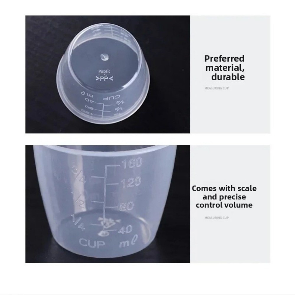 ミニ100/160ml米計量カップ 透明プラスチック計量ジャ - Mini Kitchen Baking のレビューと価格