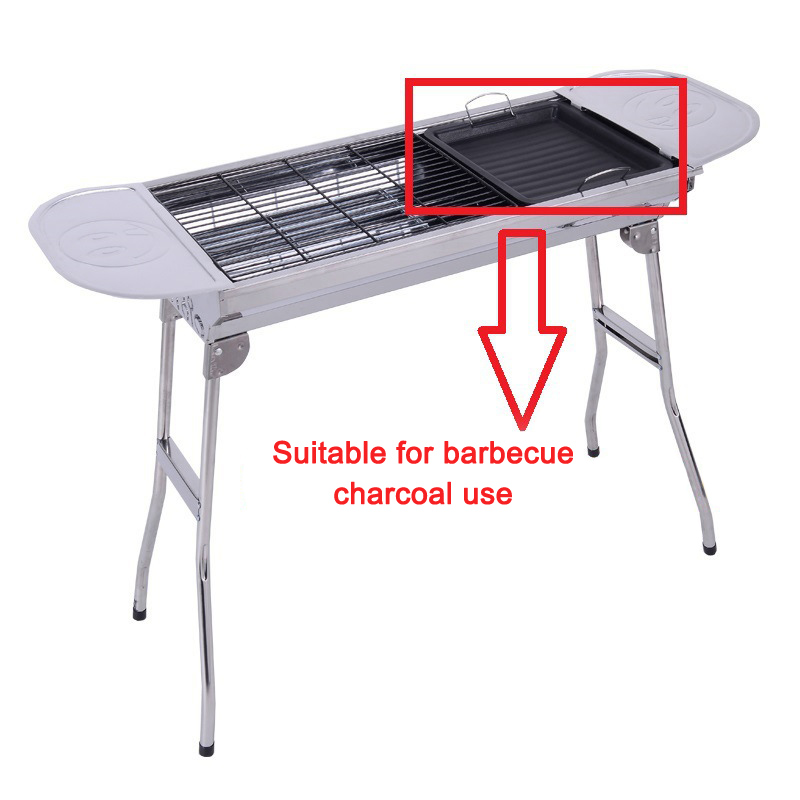 屋外用厚い四角グリルパン 2つのハンドル付き ポータブルノン - Kitchen Oven Baking Pans のレビューと価格