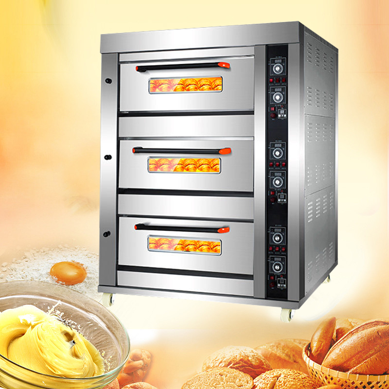 広州3段6トレー業務用厨房オーブンベーカリー機器ベーキングオ - Commercial Kitchen Baking Equipment のレビューと価格