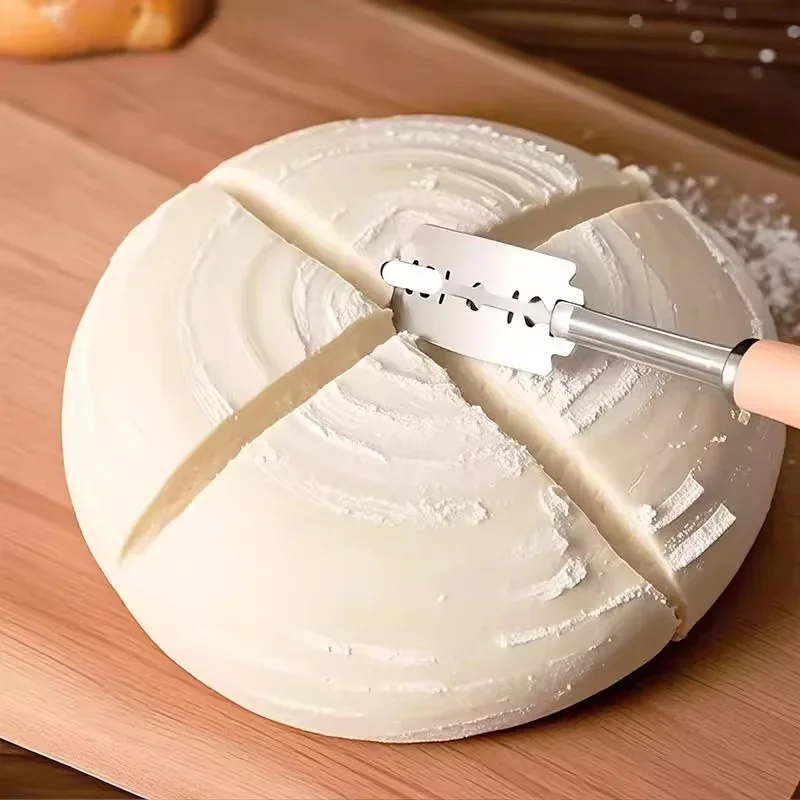 生地パンペストリーカッター 5枚刃トーストカーブバゲットパン - Dough Scraper Curved のレビューと価格