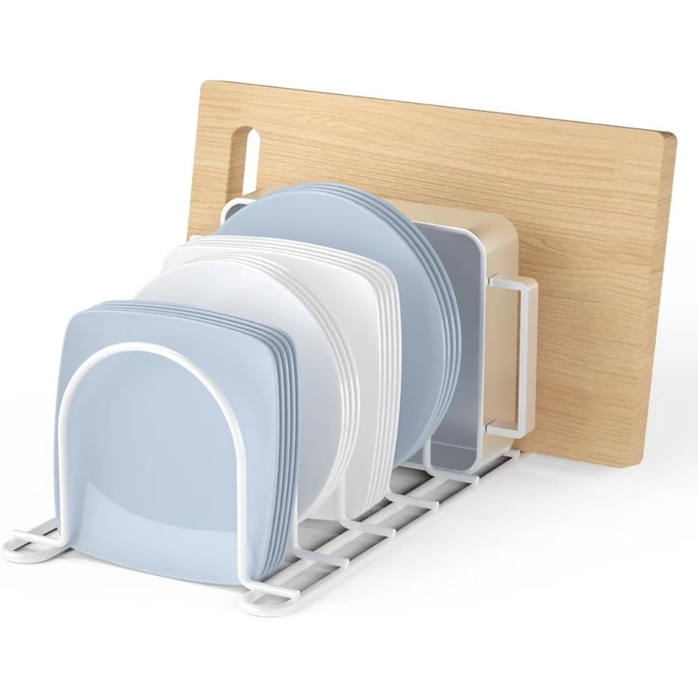 キャビネット用縦型ディッシュオーガナイザー、10.5インチの - Kitchen Cabinet Baking Organizer のレビューと価格