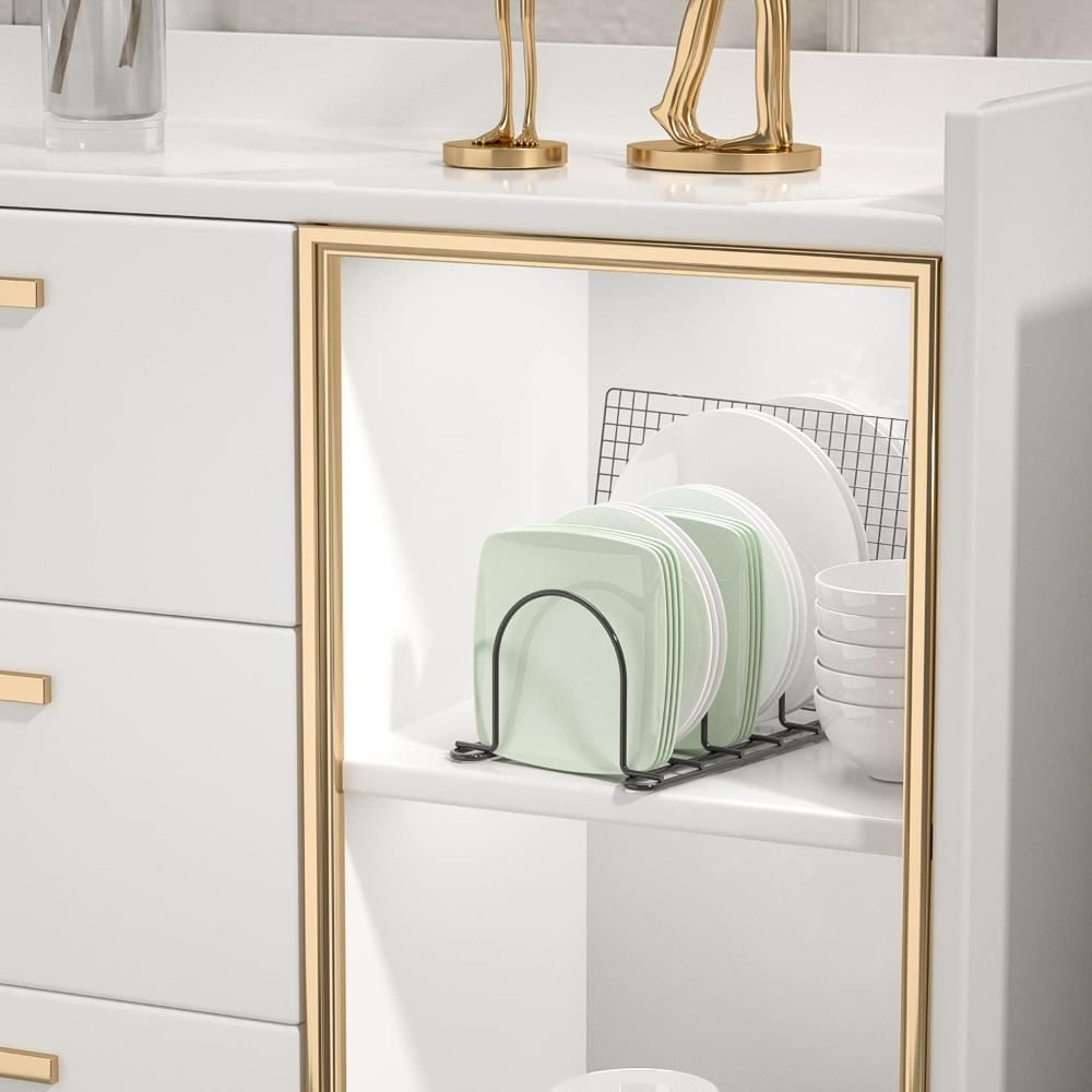 キャビネット用縦型ディッシュオーガナイザー、10.5インチの - Kitchen Cabinet Baking Organizer のレビューと価格