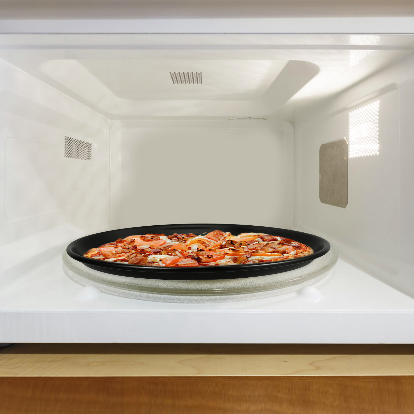 多用途オーブンピザクリスパーパンノンスティックラウンドメタル - Kitchen Oven Baking Pans のレビューと価格