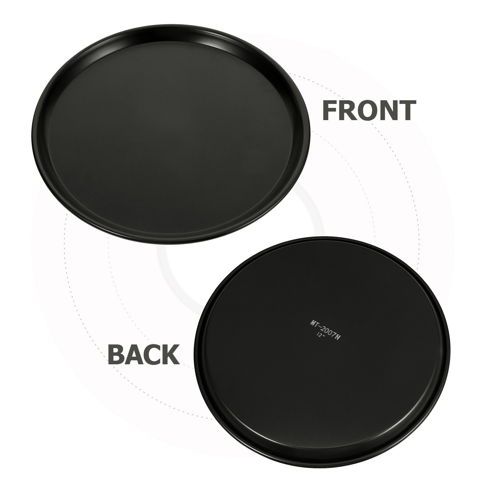 多用途オーブンピザクリスパーパンノンスティックラウンドメタル - Kitchen Oven Baking Pans のレビューと価格