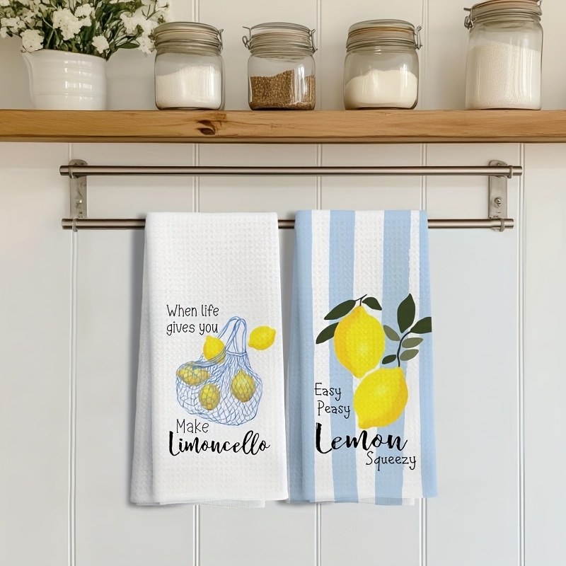 2枚セット、レモンメッシュキッチンタオル、40cm*60cm - Kitchen Baking Cloth のレビューと価格