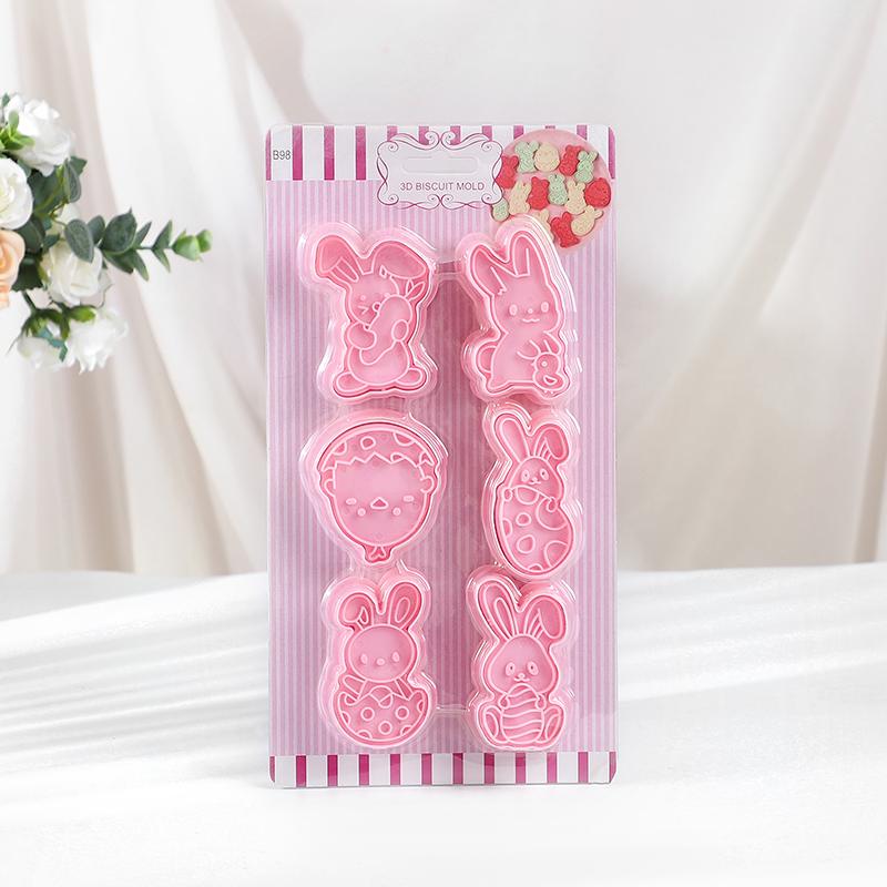 6 ピース/セットイースターバニークッキーカッターキッチンフ - Kitchen Accessories For Baking のレビューと価格