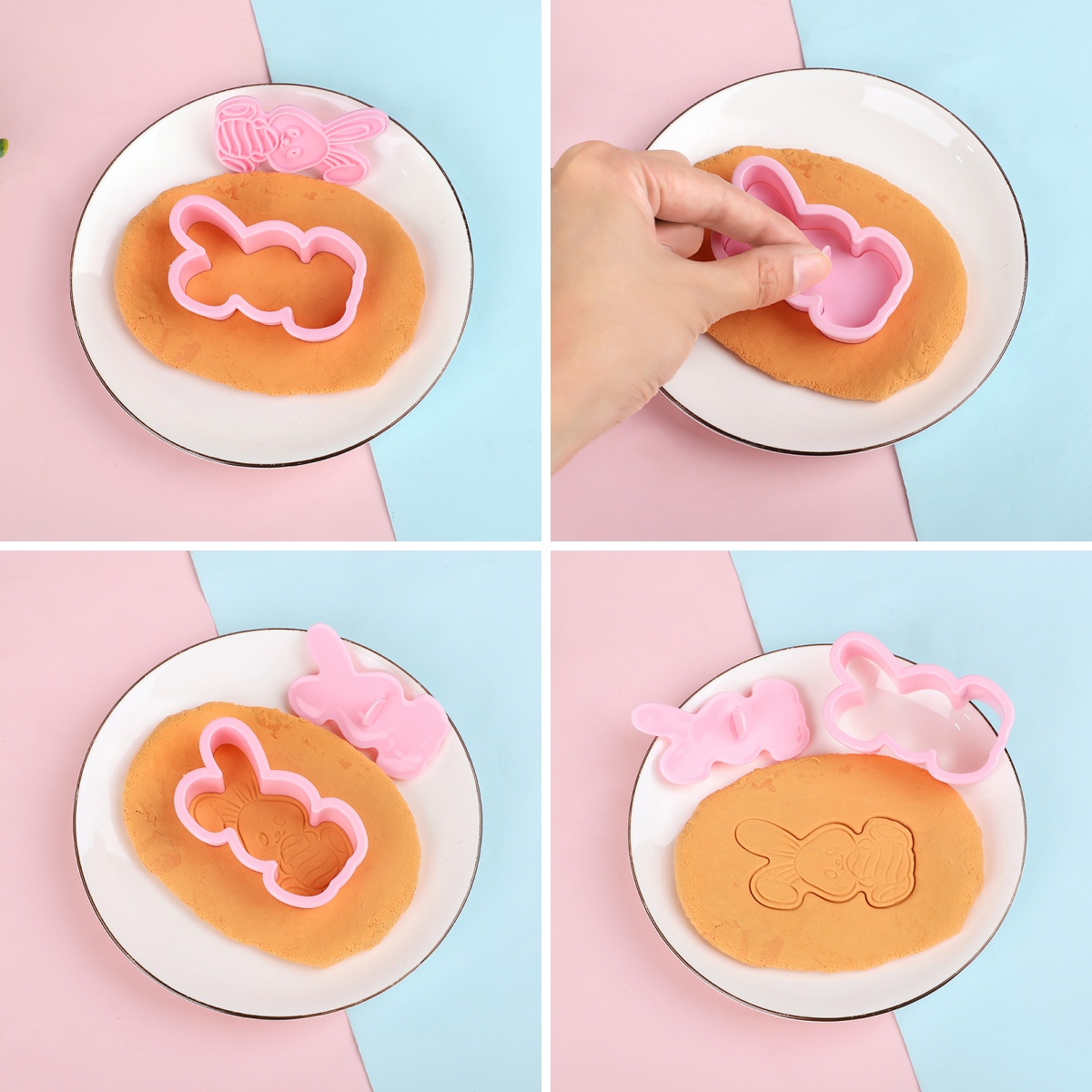 6 ピース/セットイースターバニークッキーカッターキッチンフ - Kitchen Accessories For Baking のレビューと価格