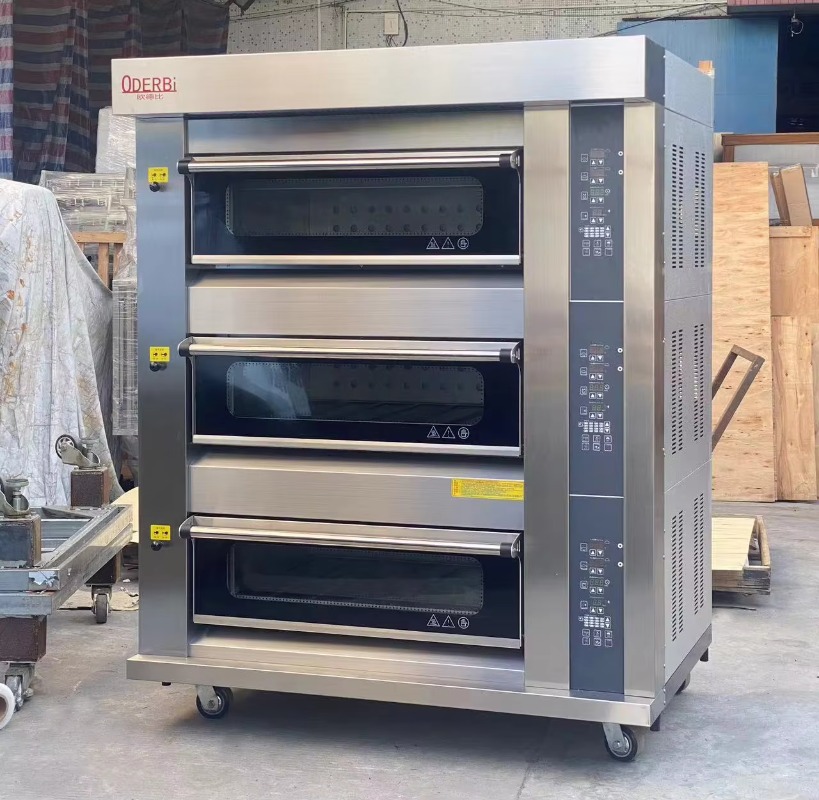 業務用カスタマイズ3段6トレイガスオーブン ピザ・パン・ケー - Commercial Kitchen Baking Equipment のレビューと価格