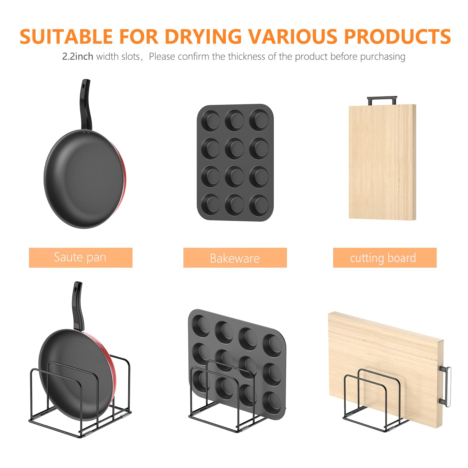 パンオーガナイザー キッチンキャビネットオーガナイザー スチ - Kitchen Cabinet Baking Organizer のレビューと価格