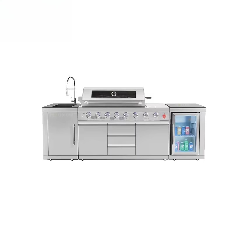 屋外キッチンBBQステーション 304ステンレス鋼グリル 大 - Kitchen Baking Station のレビューと価格