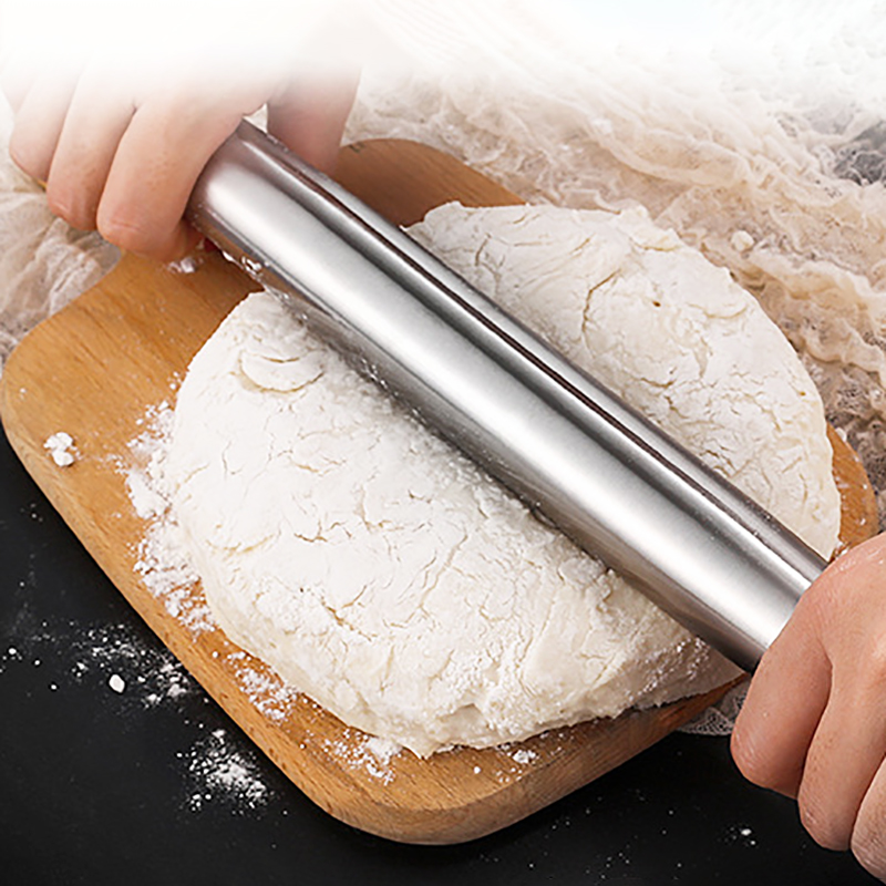 ステンレス鋼の焦げ付き防止麺棒,調理器具,ピザ生地,餃子,調 - Kitchen Roll Baking のレビューと価格
