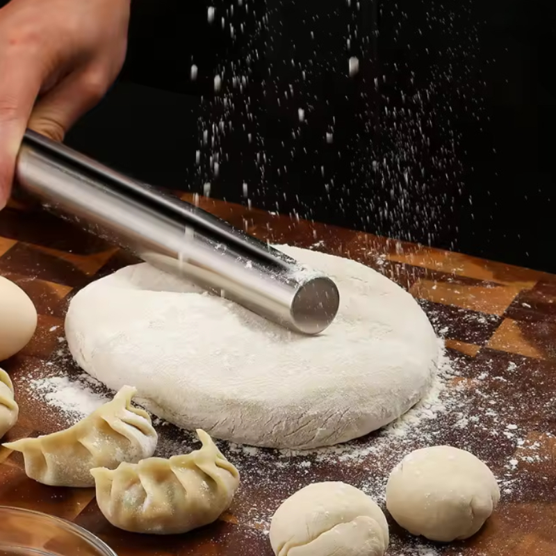 1PC キッチン麺棒ステンレス鋼ノンスティックケーキフォンダ - Kitchen Roll Baking のレビューと価格